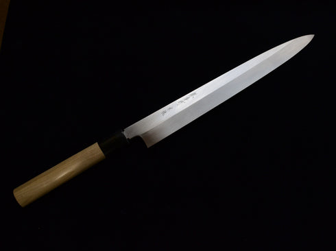 堺 孝行 水本焼 白二鋼 正夫 和包丁 朴柄 1